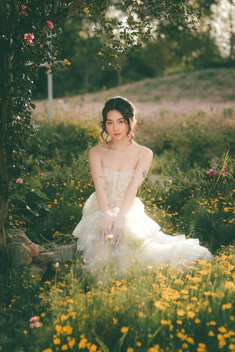 Flowing Floral Gowns